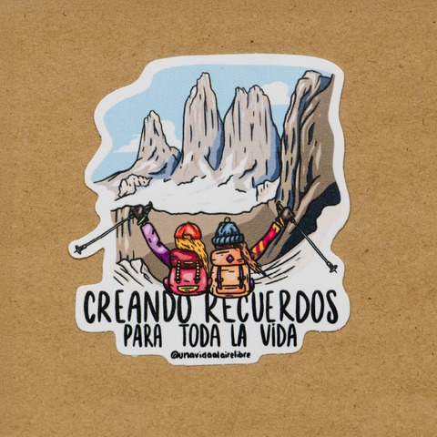 Sticker “Amistad En La Cima”