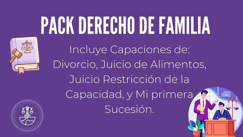 Pack Derecho de Familia