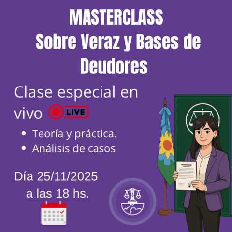 MásterClass sobre Veraz y Bases de Deudores 