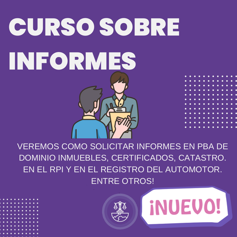 CURSO INFORMES PBA Y CABA