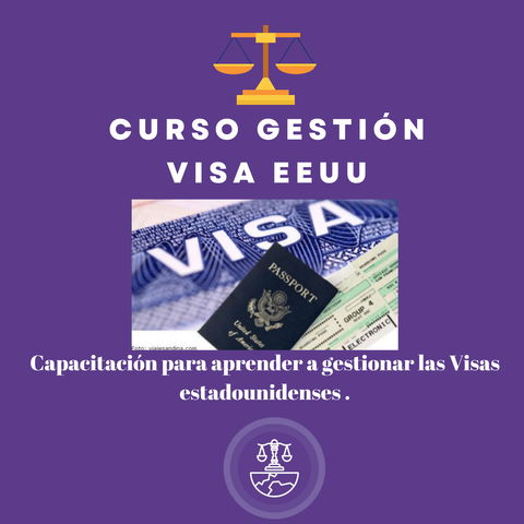 CURSO GESTIÓN VISA EEUU