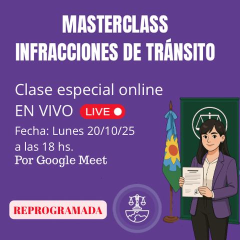 MásterClass Infracciones de Tránsito 
