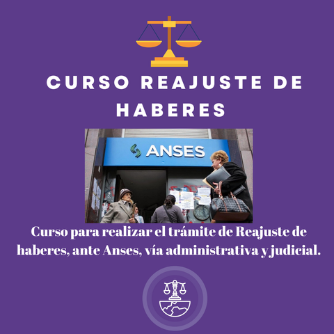 CURSO REAJUSTE DE HABERES 