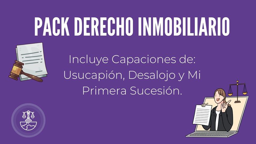Pack Der. Inmobiliario 