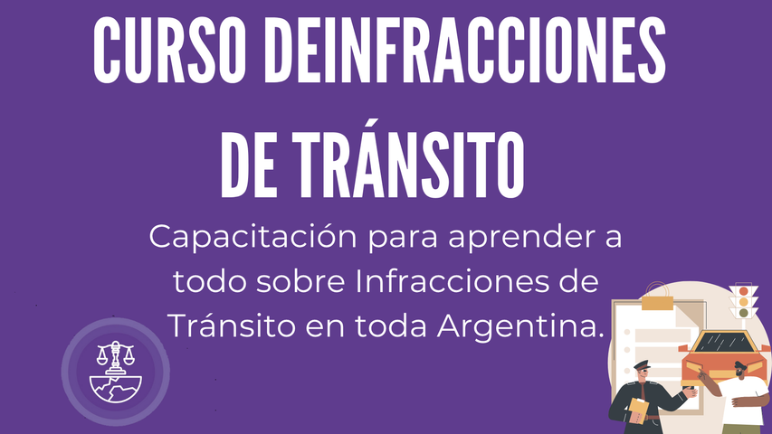 CURSO SOBRE INFRACCIONES DE TRÁNSITO