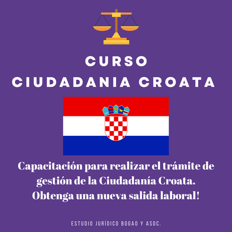 CURSO GESTIÓN CIUDADANÍA CROATA