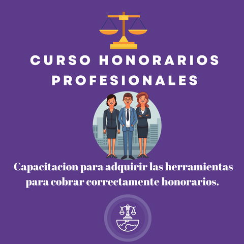 CURSO HONORARIOS PROFESIONALES