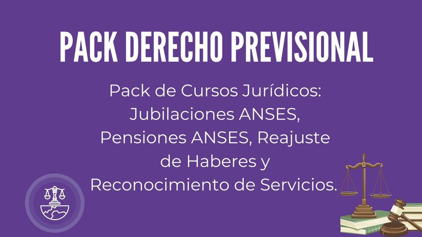 Pack Derecho PREVISIONAL