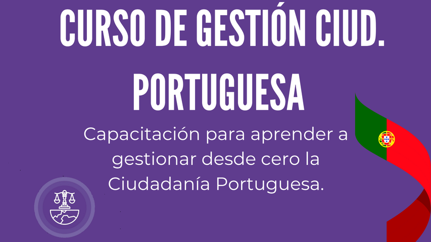 CURSO GESTIÓN CIUDADANÍA PORTUGUESA 