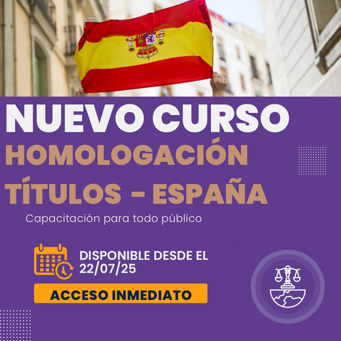 Curso: Homologación de Títulos para España 