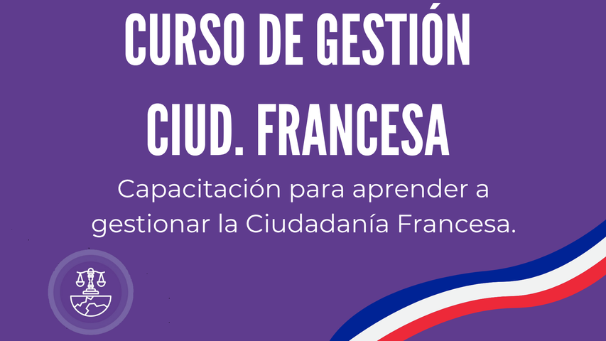 CURSO GESTIÓN CIUDADANÍA FRANCESA