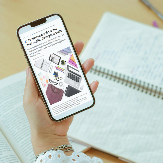 🧵 Tu idea en acción: cómo crear tu plan de negocio textil