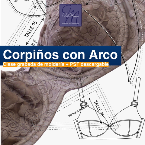Clase Moldería Corpiño CON Arco