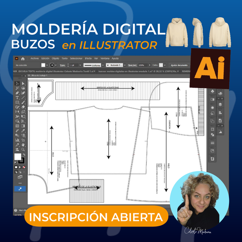 Moldería Digital en Illustrator/ Buzos