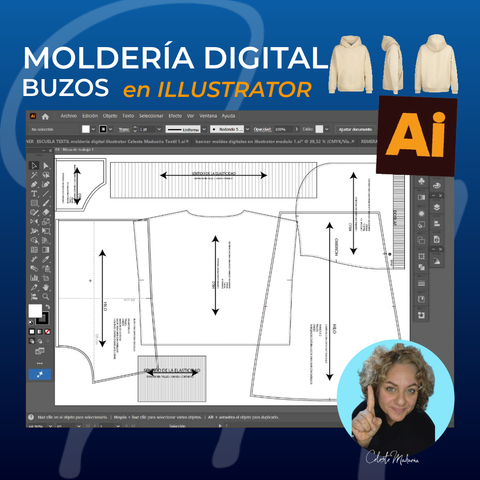 Moldería Digital en Illustrator/ Buzos