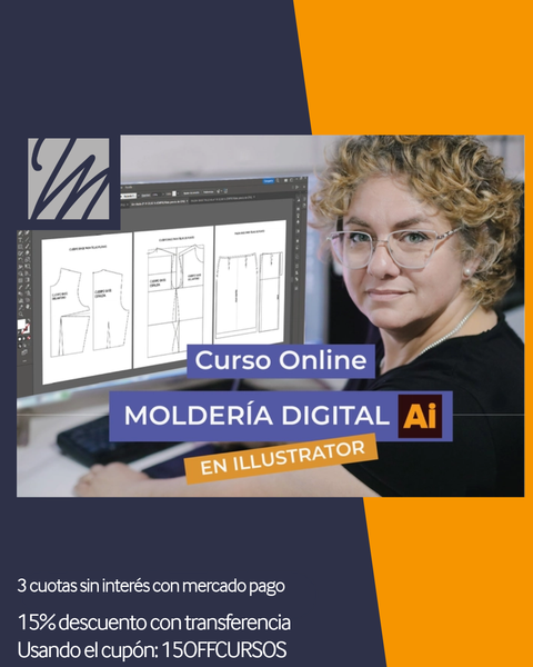 Moldería Digital en Adobe Illustrator — Domina el Desarrollo de Moldes Profesionales