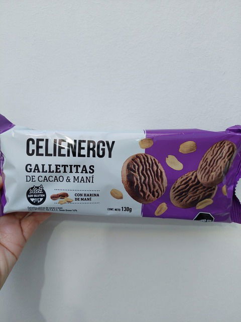 Galletitas de cacao y mani - CELIENERGY