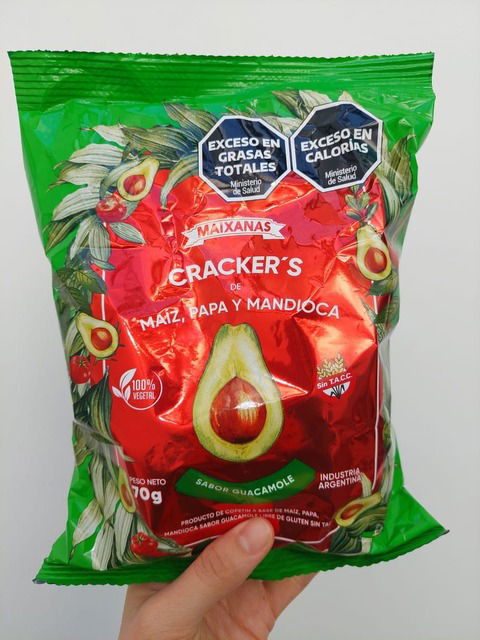 CRACKERS sabor GUACAMOLE - MAIXANAS