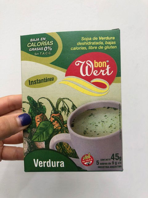 SOPA DE VERDURAS BON WERT