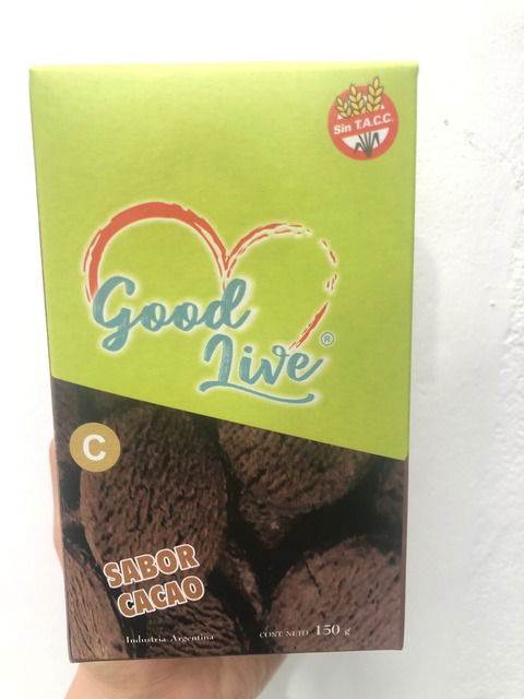 Galletitas sabor Cacao - Good Live