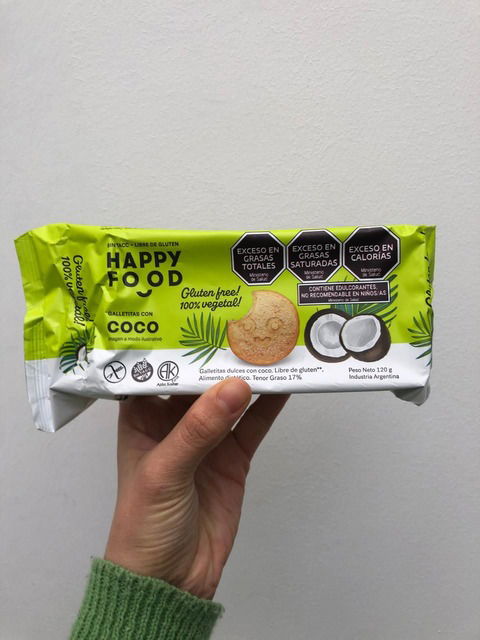 Galletitas de coco - HAPPY FOOD (Sin Azucar agregada)