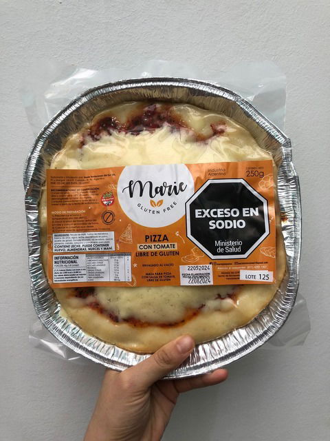 Pizza con muzzarella (Mediana) - MARIE GLUTEN FREE