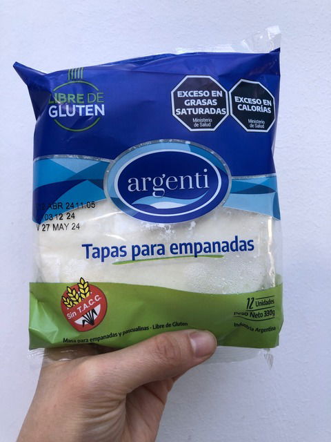 Tapas de Empanadas SIN GLUTEN - ARGENTI