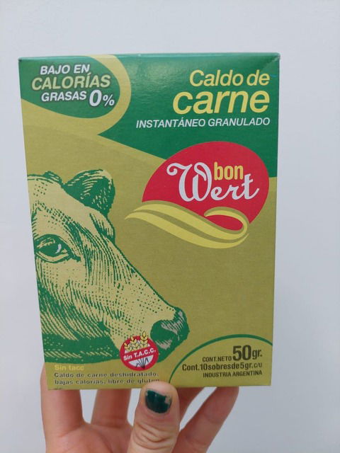 Caldo de Carne Sin Gluten Bon Wert 50 g