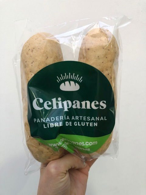 Pan BAGUETIN X2 - CELIPANES Sin gluten y sin lactosa A PEDIDO