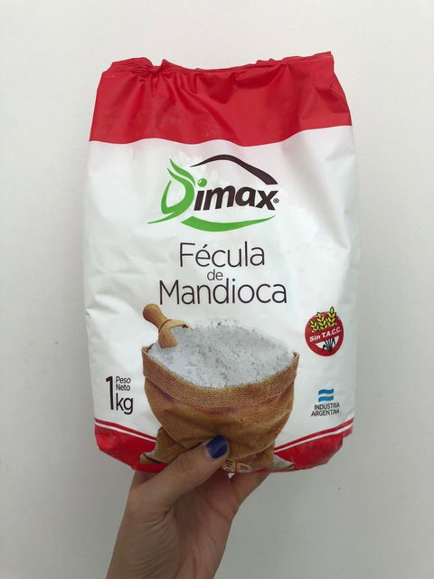 Fécula de Mandioca Sin Gluten Dimax 1kg