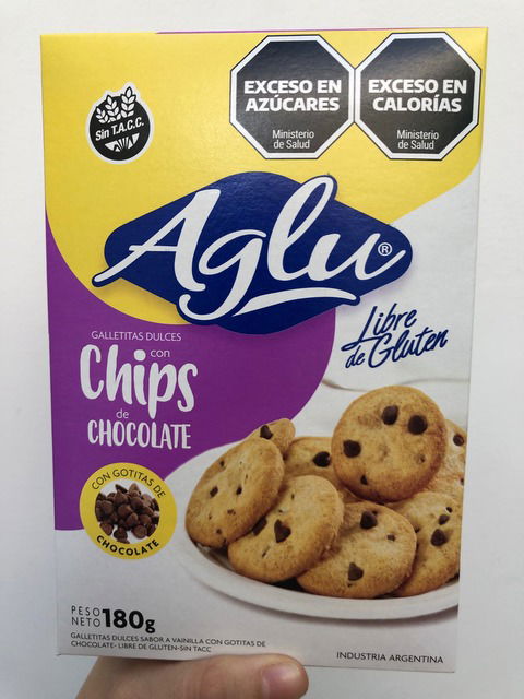 Galletitas con chips de chocolate - AGLU