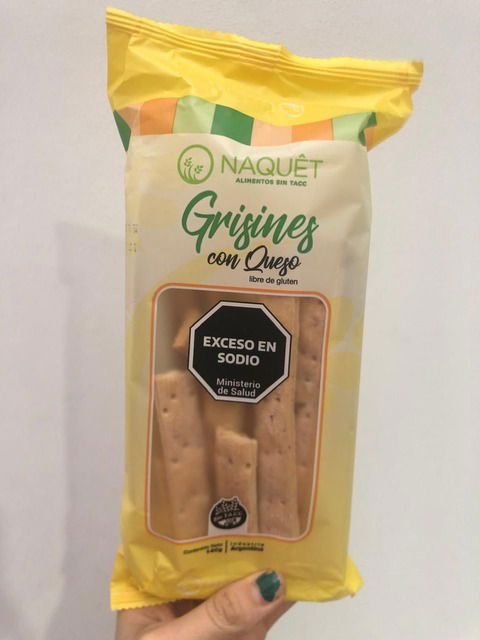 Grisines sin gluten sabor Queso - NAQUET