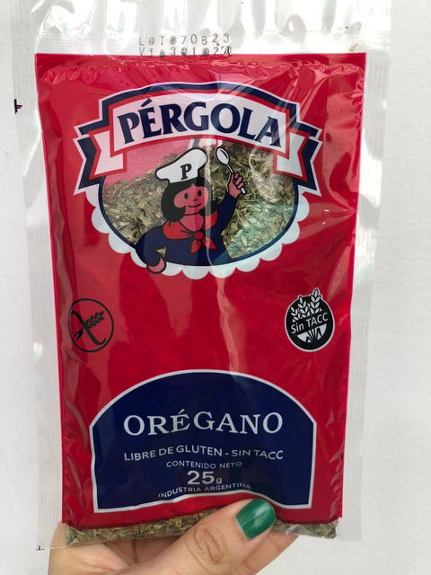 Orégano Sin Gluten La Pergola 25 g