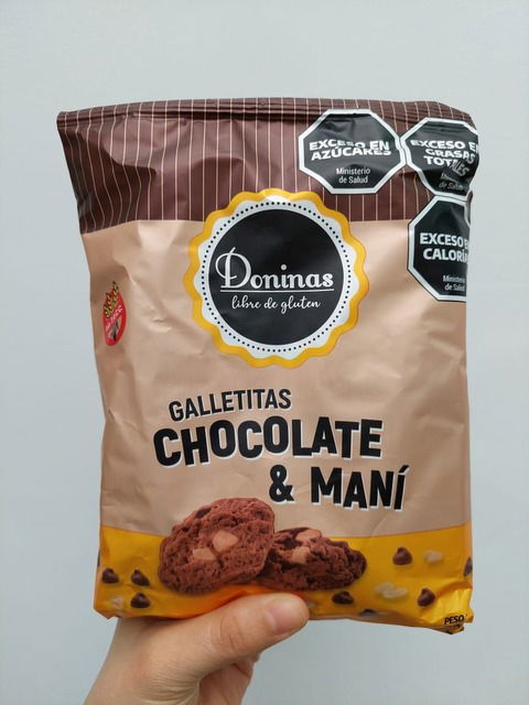 Galletitas Chocolate y Maní Sin Gluten Doninas 200g