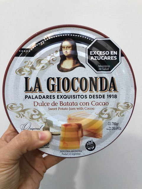 Dulce de Batata y Cacao - La Gioconda