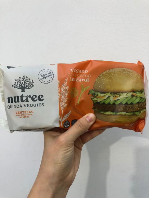 HAMBURGUESAS de Lentejas, zanahoria y puerro - NUTREE