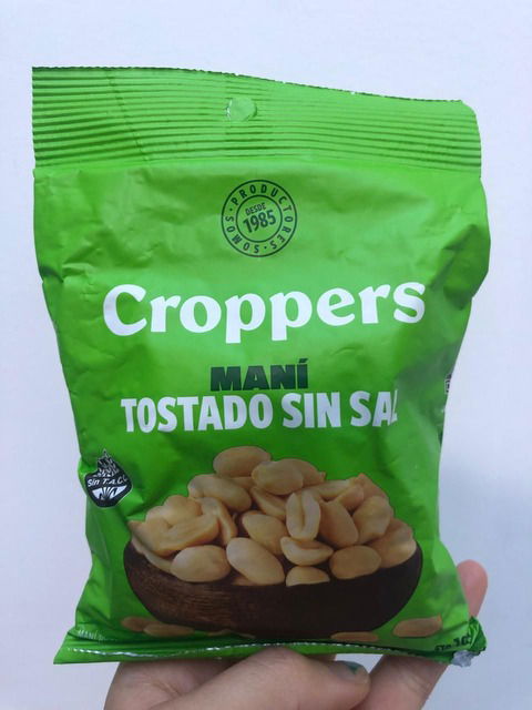 MANI TOSTADO SIN SAL - CROPPERS