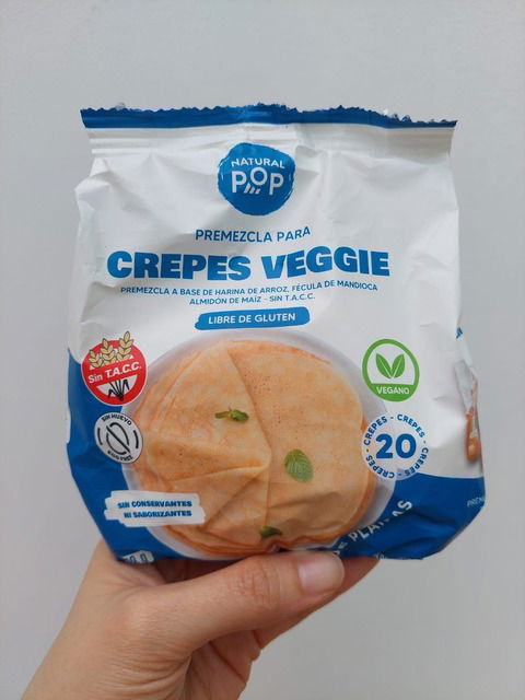 Premezcla para crepes VEGGIE - NATURAL POP