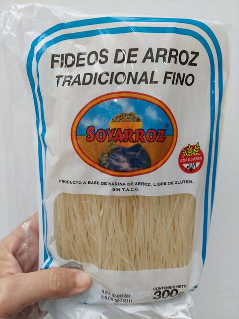 Fideos de Arroz TRADICIONAL FINO - SOYARROZ