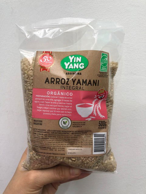 ARROZ YAMANI INTEGRAL - YIN YANG x 500g