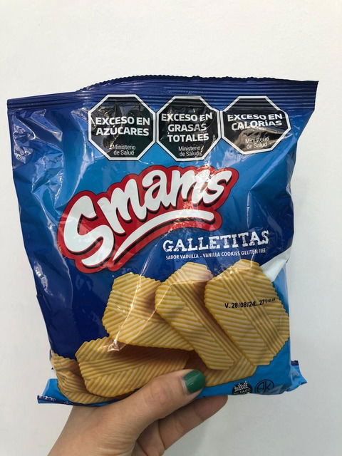 Galletitas Colegial de Vainilla Sin Gluten Smams