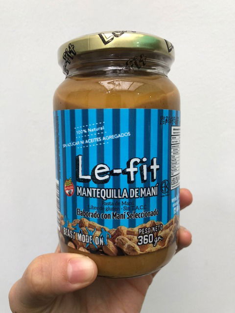 Mantequilla de Maní Natural - LE FIT 