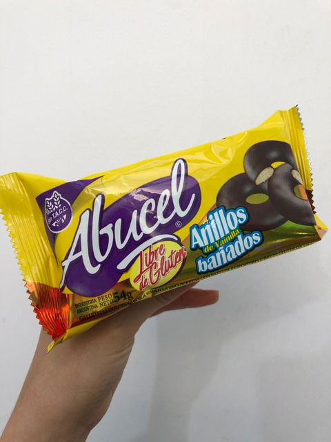 Anillos de vainilla bañados con chocolate - ABUCEL 