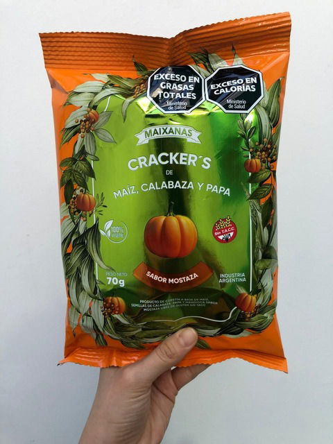 CRACKERS Sabor Mostaza - MAIXANAS