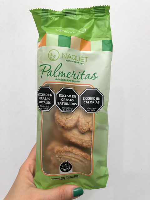 Palmeritas Sin Gluten Naquet 220g