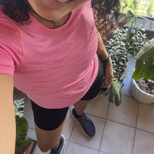 calza deportiva corta y larga legging