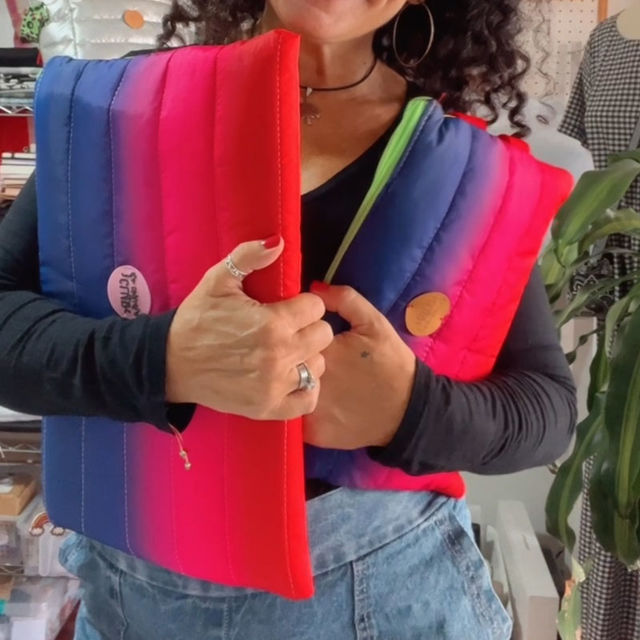funda puffer para tablet o notebook