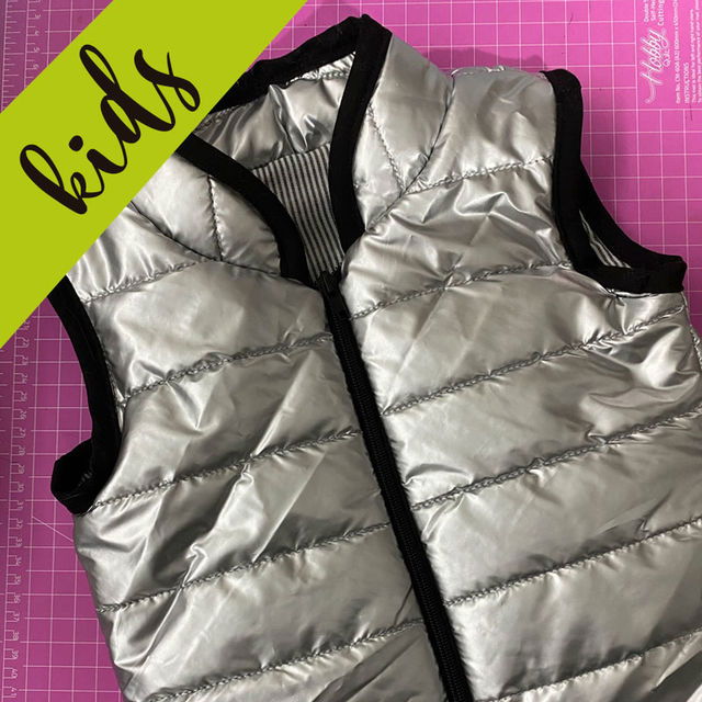 chaleco puffer forrado kids