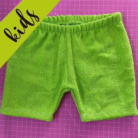 short de toalla unisex