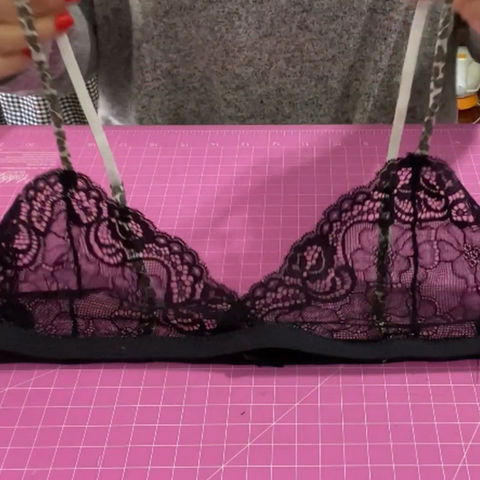 corpiño bralette de puntilla